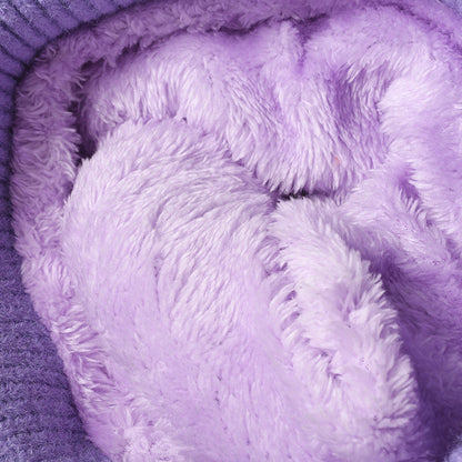 Solid Color Outdoors Pom Beanie