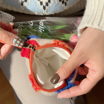 Colorful Polka Dot Mini Make Up Bag