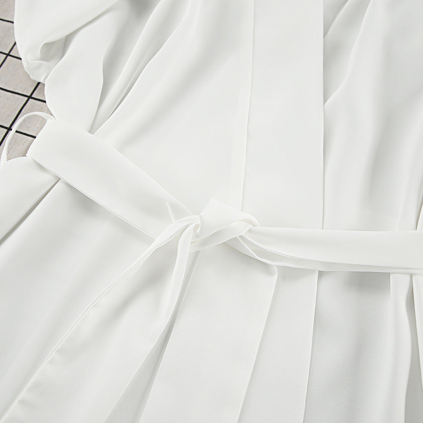 3PCS Solid Color Split Homwear Sets