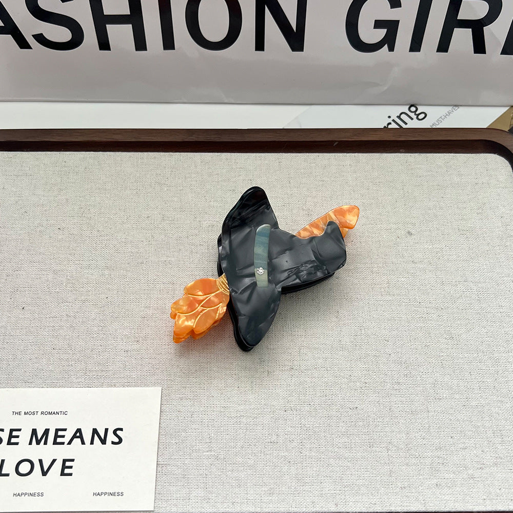 Halloween Funny Cartoon Pumpkin Hair Claw