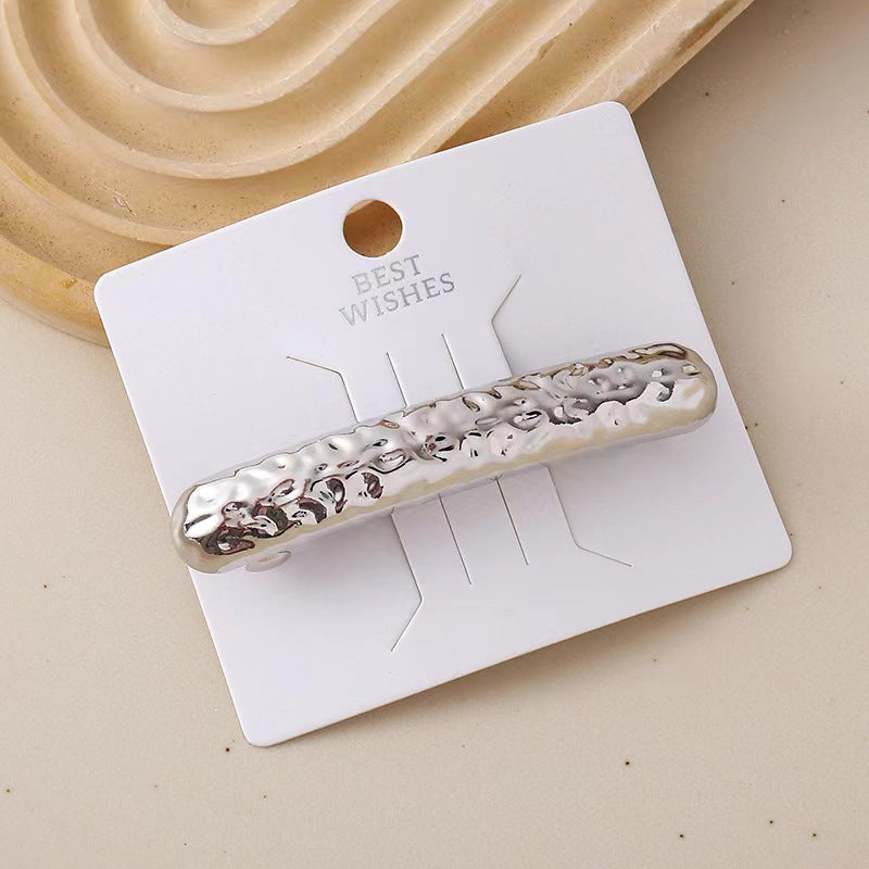 Minimalist Metal Geometric Gold Hair Ties