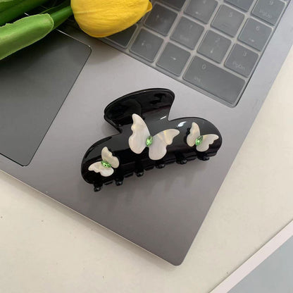 Butterfly Rhinestone Sweet Large Hair Claws