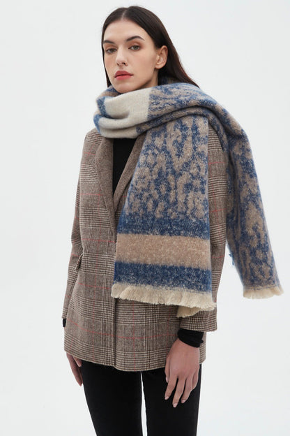 Vintage Leopard Print Scarves