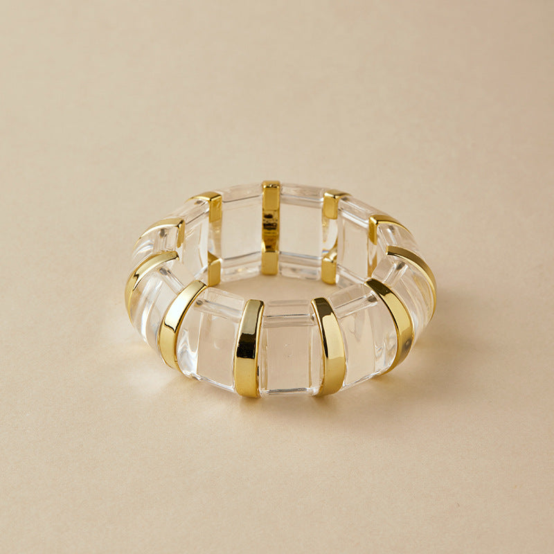 Vintage Acrylic Splicing String Bracelets