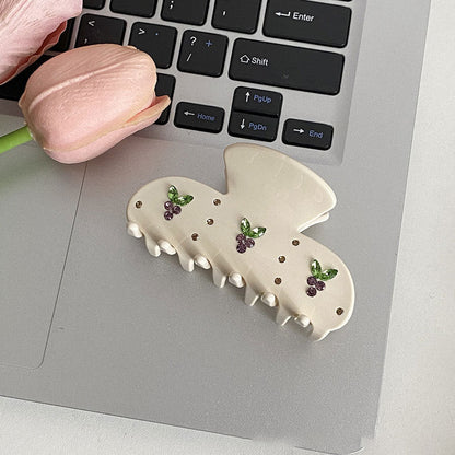 Butterfly Rhinestone Sweet Large Hair Claws