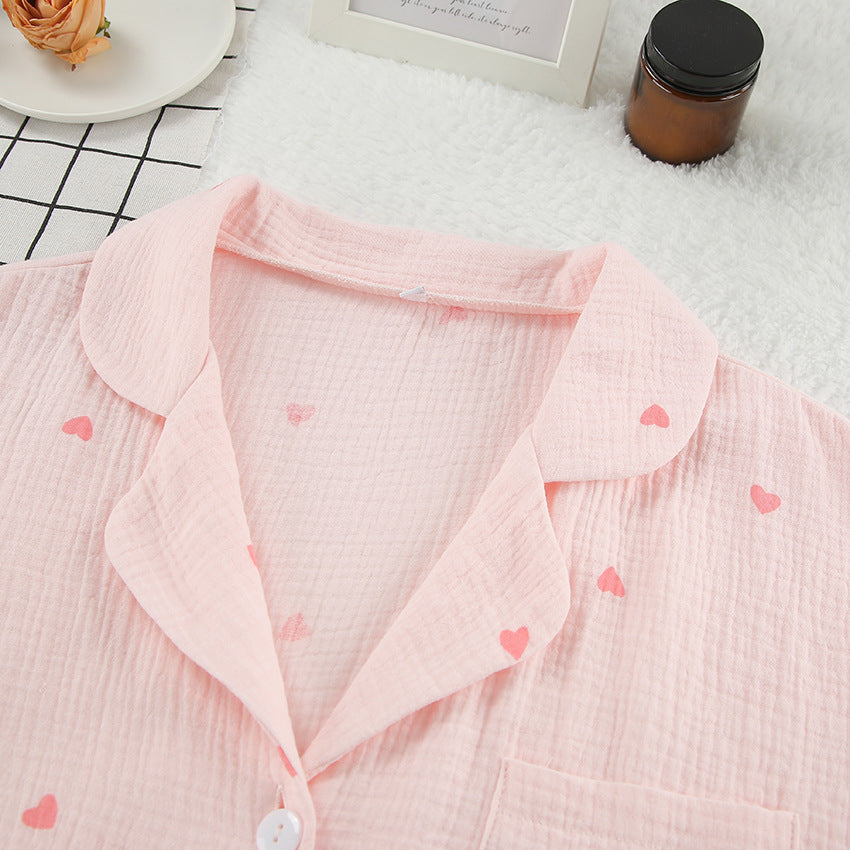 Love Print Casual Soft Homewear Sets