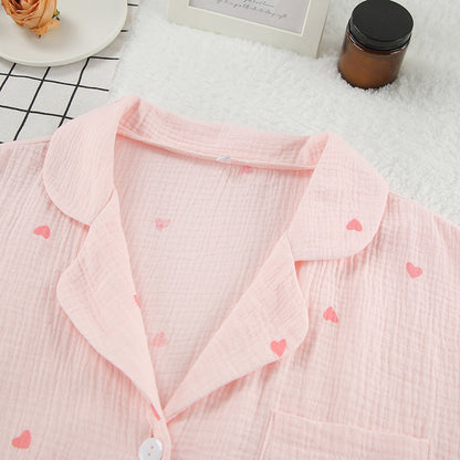 Love Print Casual Soft Homewear Sets