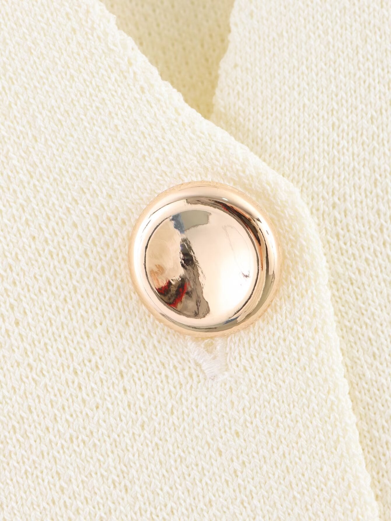 Knit Button Down Sleeveless V-Neck Tank Top