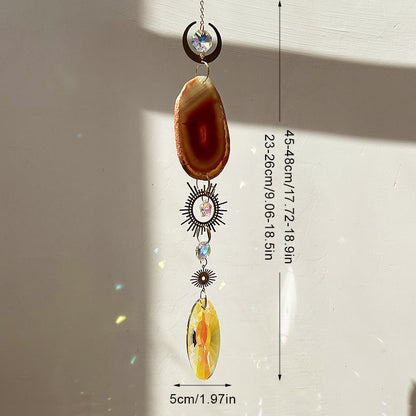 Colorful Stone Hanging Crystal Decoration