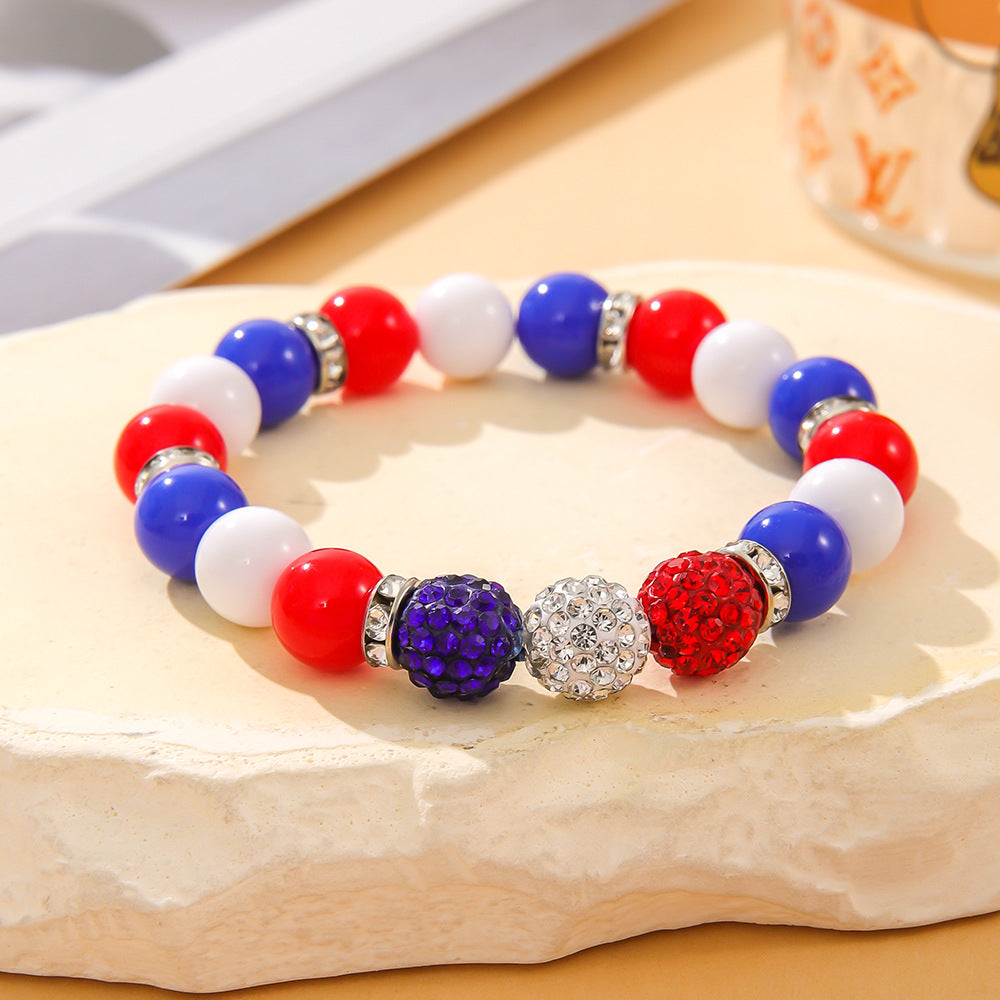 Stylish Star Pendant Love Beaded Bracelet