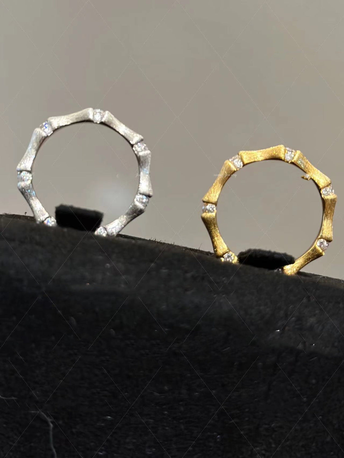 Vintage Simple Rhinestone Adjustable Rings