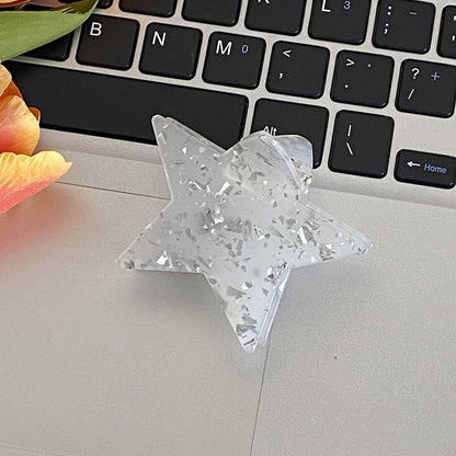 Colorful Cute Solid Color Star Hair Claws