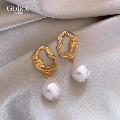 Irregular Elegant Pear Drop Earrings