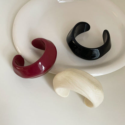 Geometric Irregular Acrylic Open Bracelets