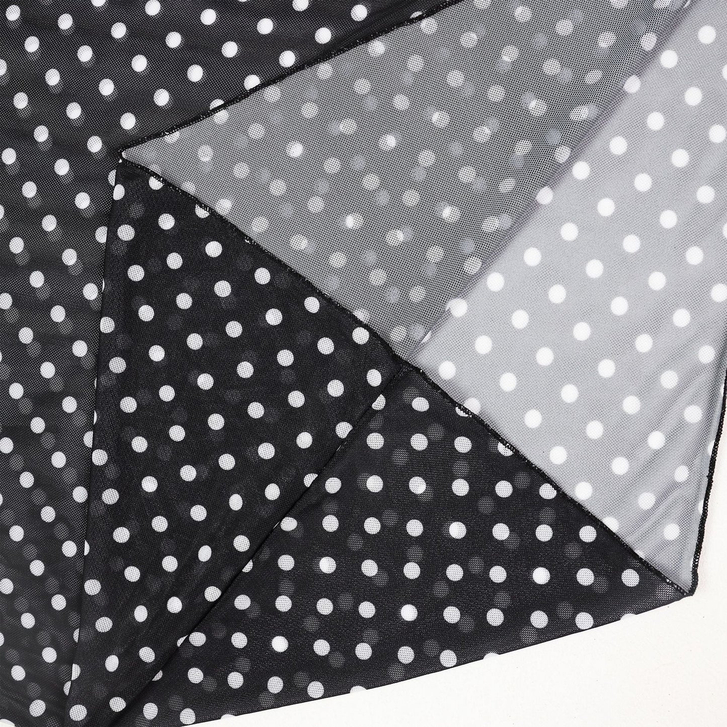 Polka Dot Strapless Bikini Maxi Cover