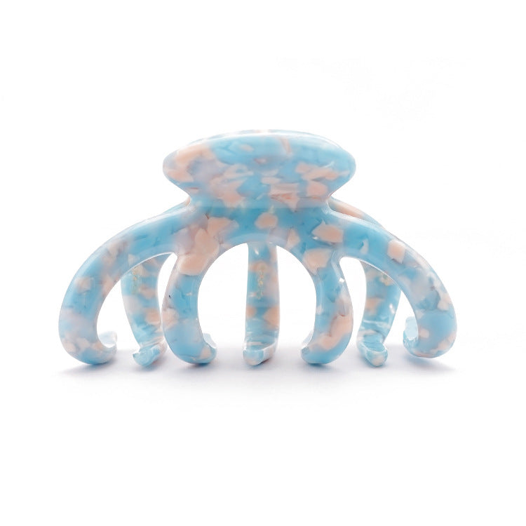 Large Cellulose Acetate Octopus Hair Claw