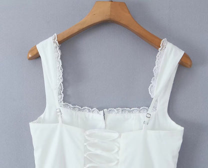 Classic Solid Color Sleeveless Mini Dress