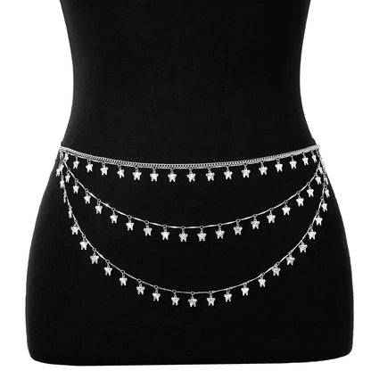 Sexy Star Peral Butterfly Chain