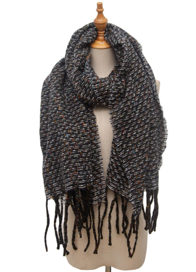 Vintage Tassle Simple Scarves