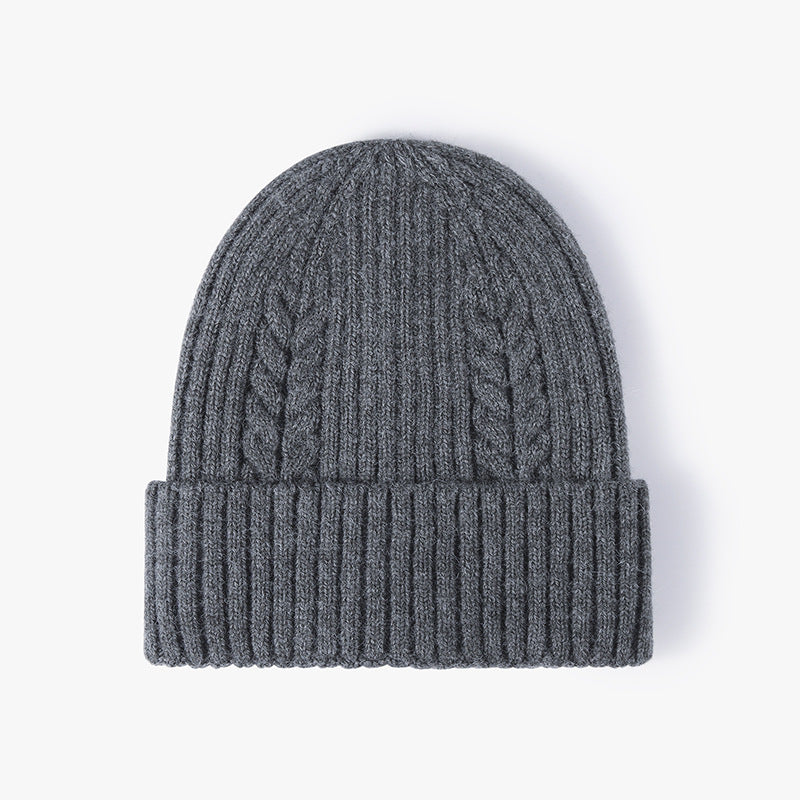 Solid Color Teist Simple Knit Beanie