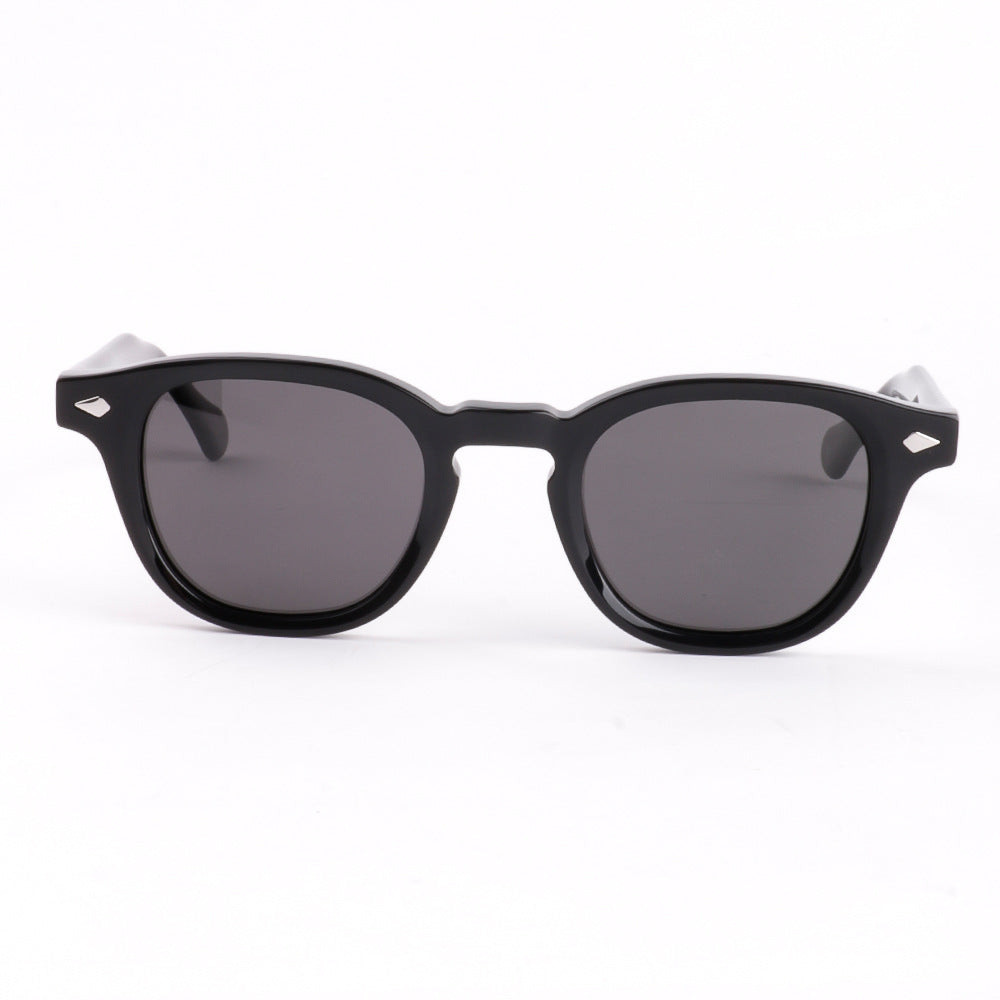 Retro Round Frame UV Protection Sunglasses