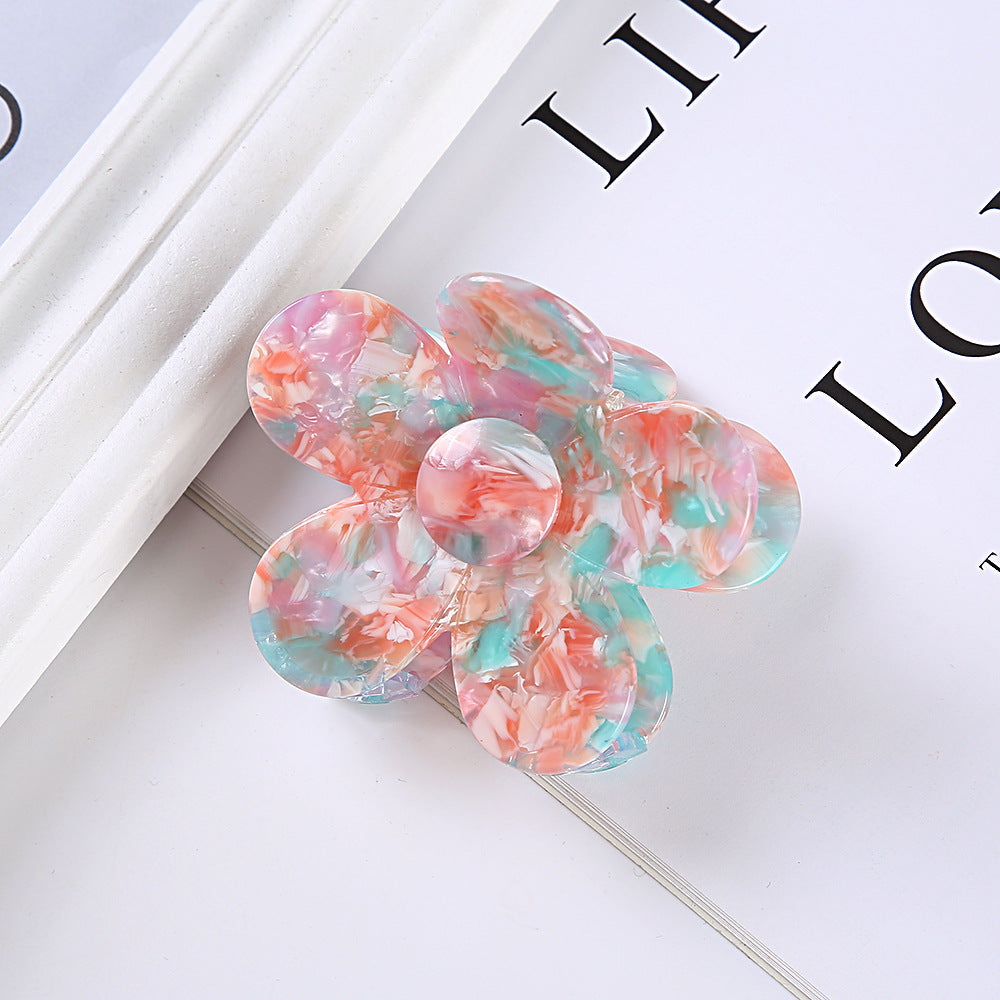 Elegant Floral Accessory Acetate Hair Claw