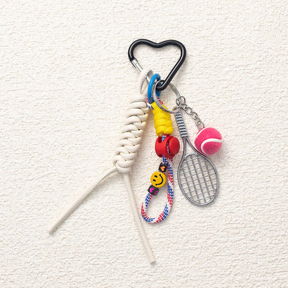 Cute Cartoon Heart Carabiner Keychain