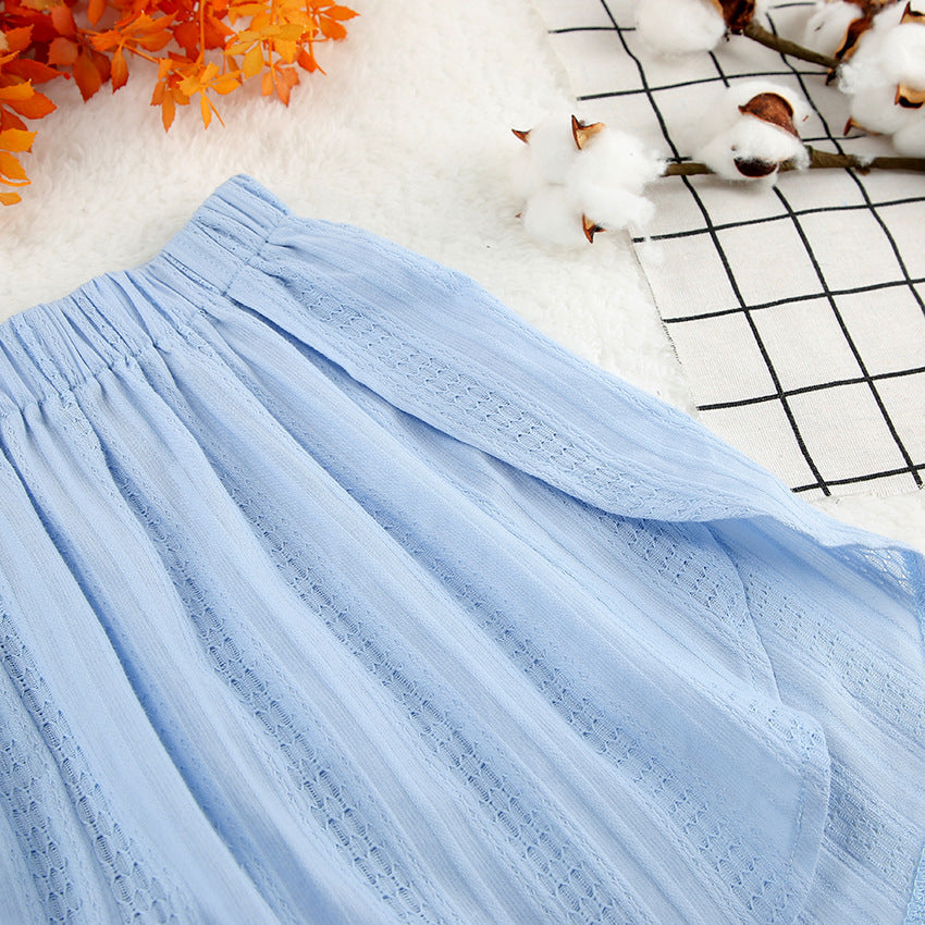 Jacquard Solid Color Soft Sleepwear Sets