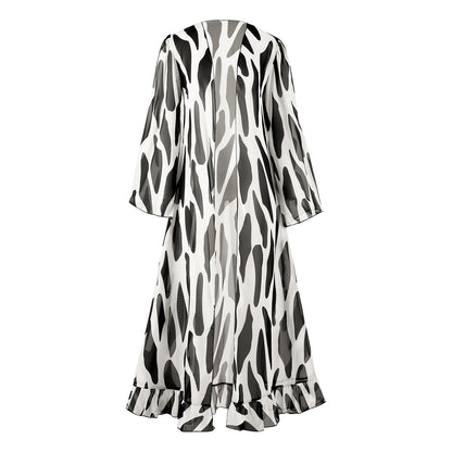 Sexy Color Block Swimwears with Cover