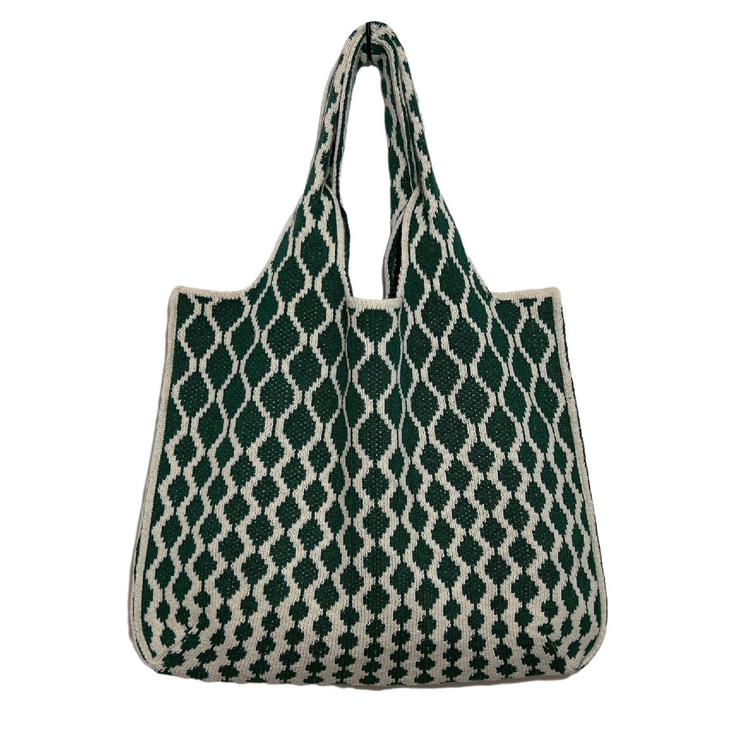 20+ Vintage Diamond Shoulder Bag Cintage Knit Tote Bag