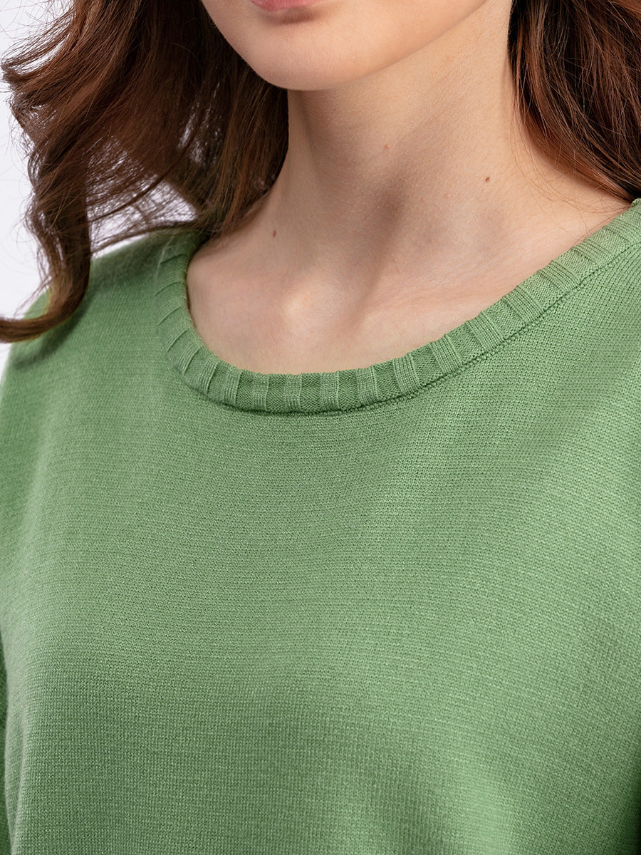 2+ Round Neck Simple Knit Sets