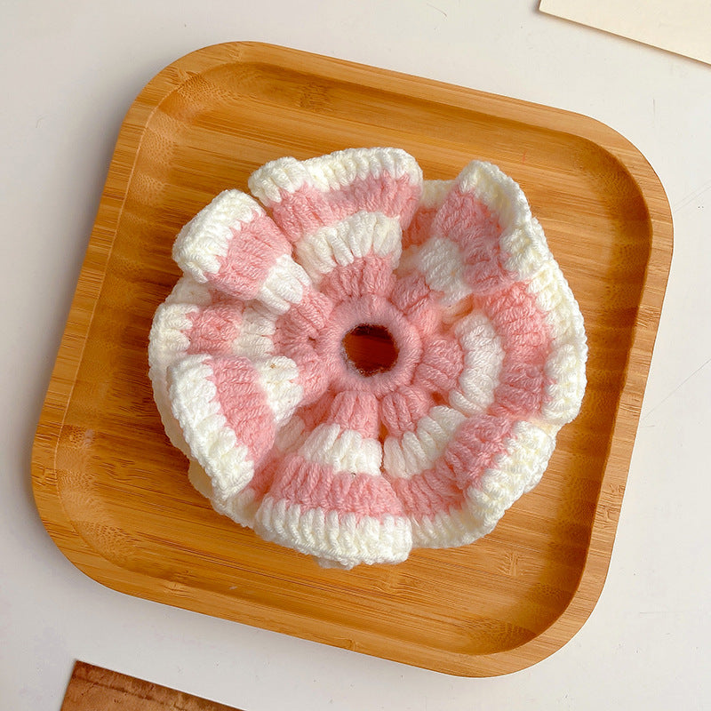 Cute Handmade Crochet Scrunchies Hair Tie