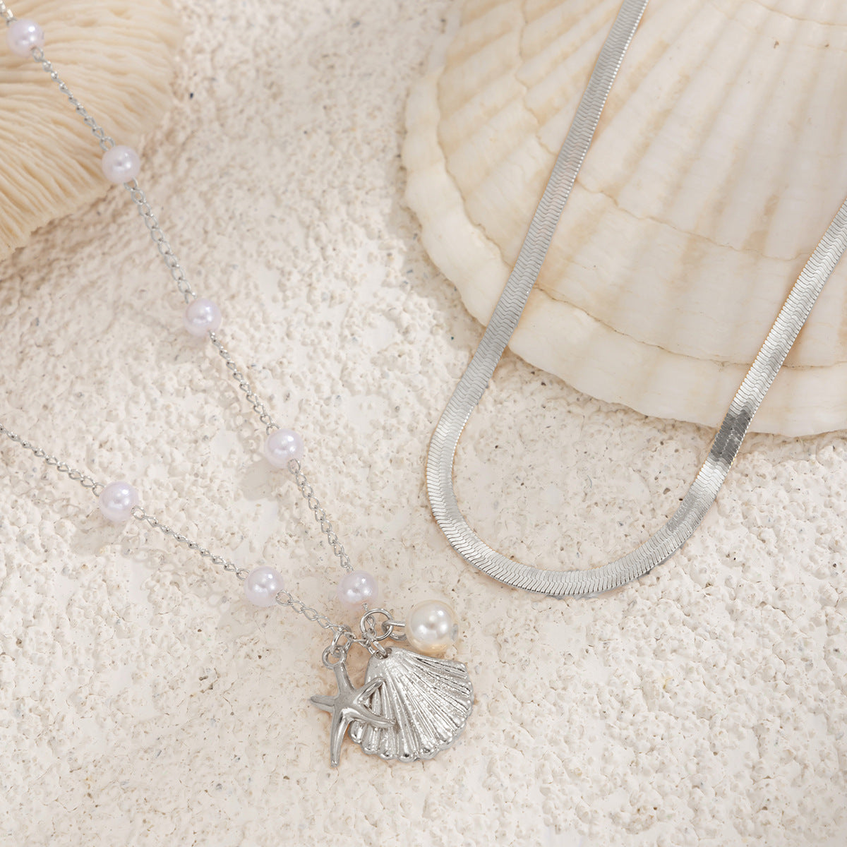 Sexy Snake Chain Pearl Waist Chain