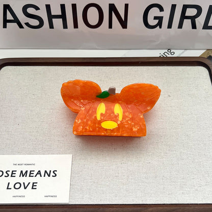 Halloween Funny Cartoon Pumpkin Hair Claw