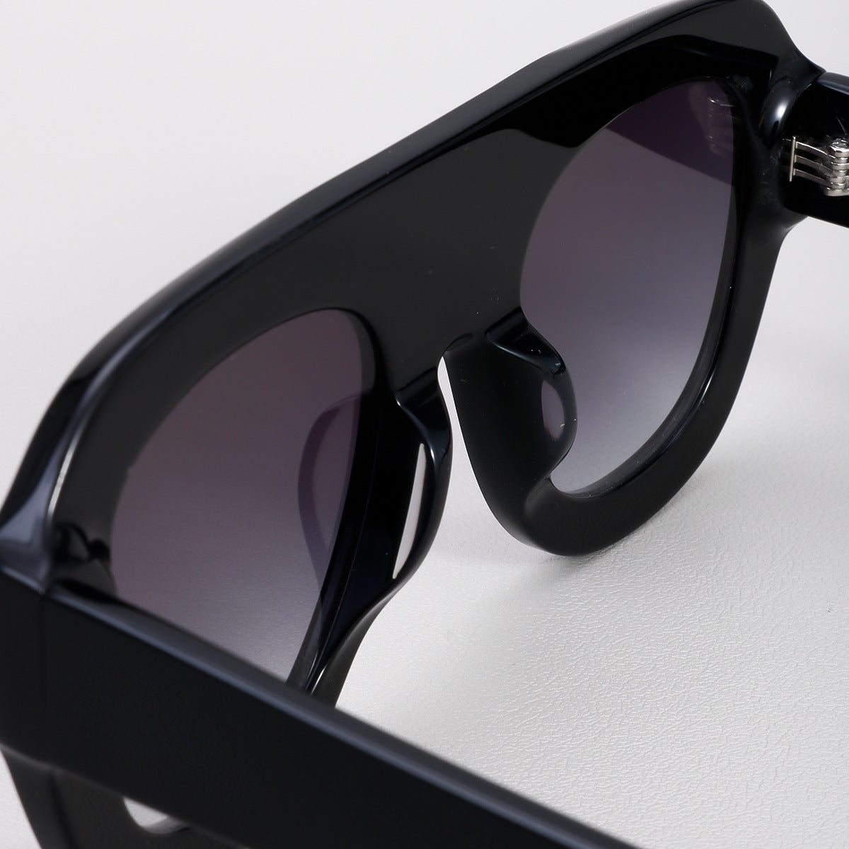 Retro Oversized Square Acetate Sunglasses