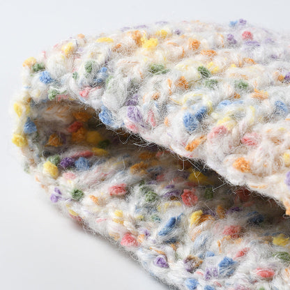 Ribbed Unisex Speckled Knit Beanie Winter Hat