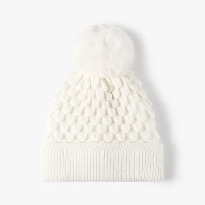 Solid Color Outdoors Pom Beanie