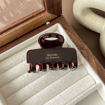 2+Elegant Small Latter Print Hair Claws