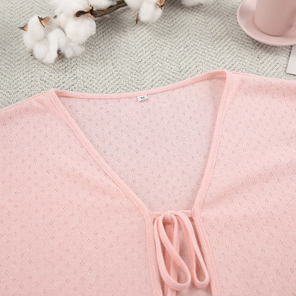 2 Piece Lounge Outfits Sleepwear Set