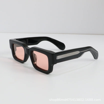 Fashion Square Frame Punk Sunglasses
