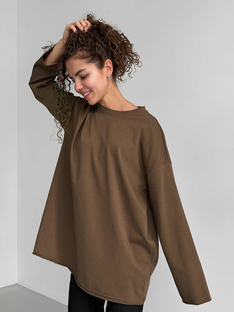 Solid Color Casual Oversize Classic T-Shirt