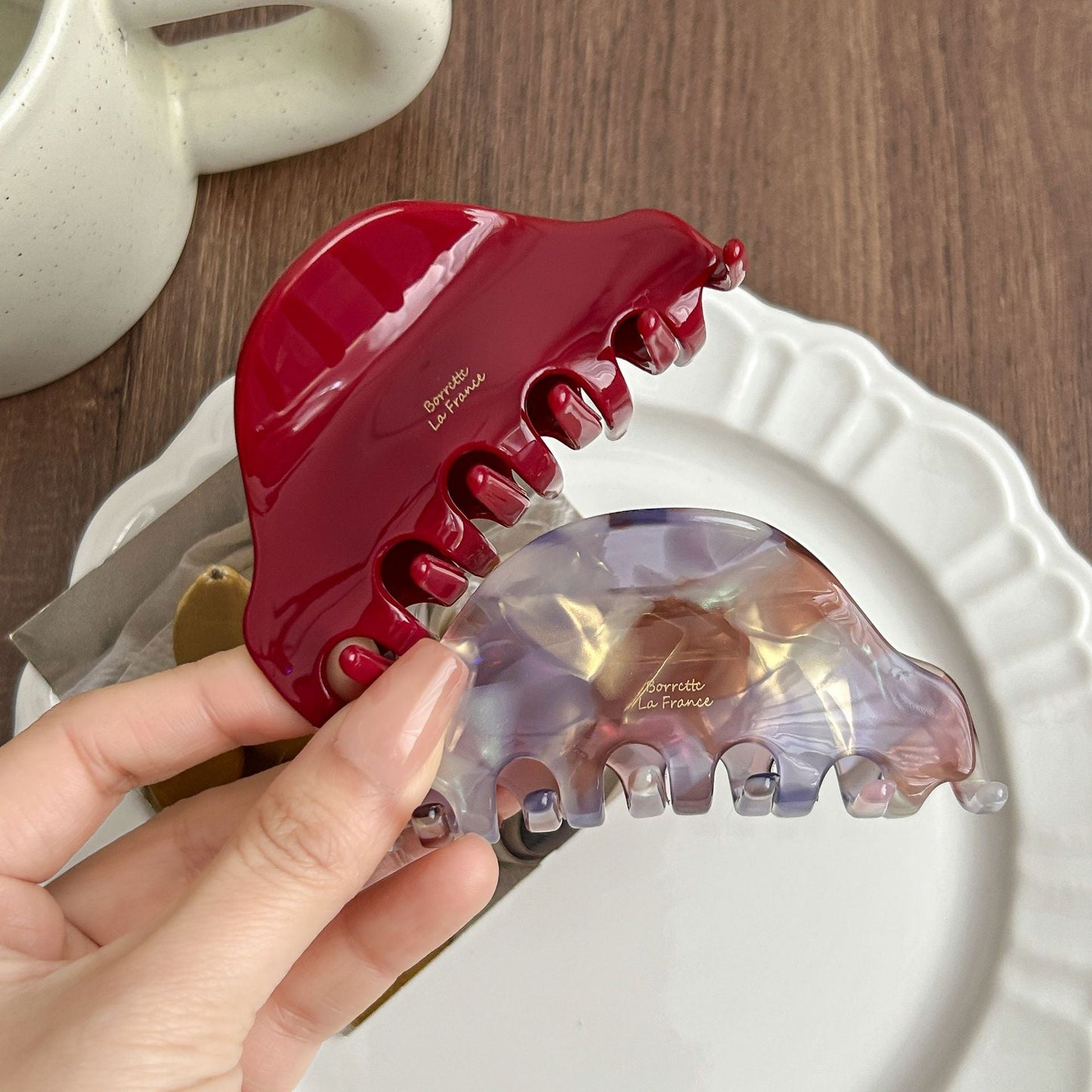 Vintage Medium Acetate Hair Claw Clip