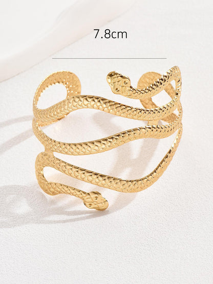Vintage Punk Snake Wrap Arm Cuff