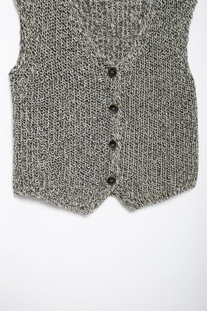 Distressed Solid Color V-Neck Tank Top