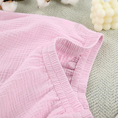 Flounce Solid Color Homewear Sets