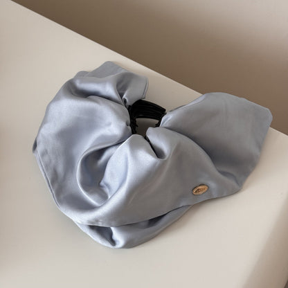 Solid Color Fabric Ponytail Hair Claw