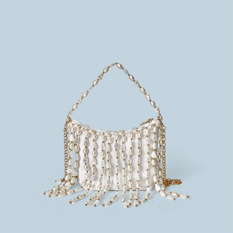Irregular Pearl Party Shoulder Bag