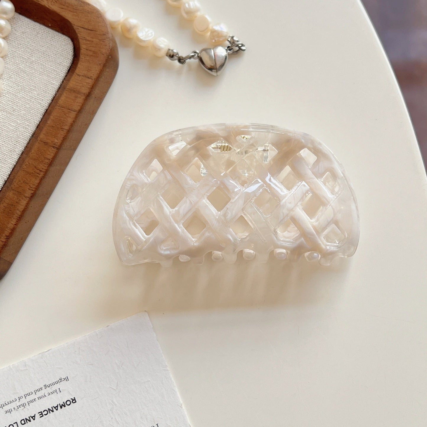 Solid Color Acetate Large Hair Claw