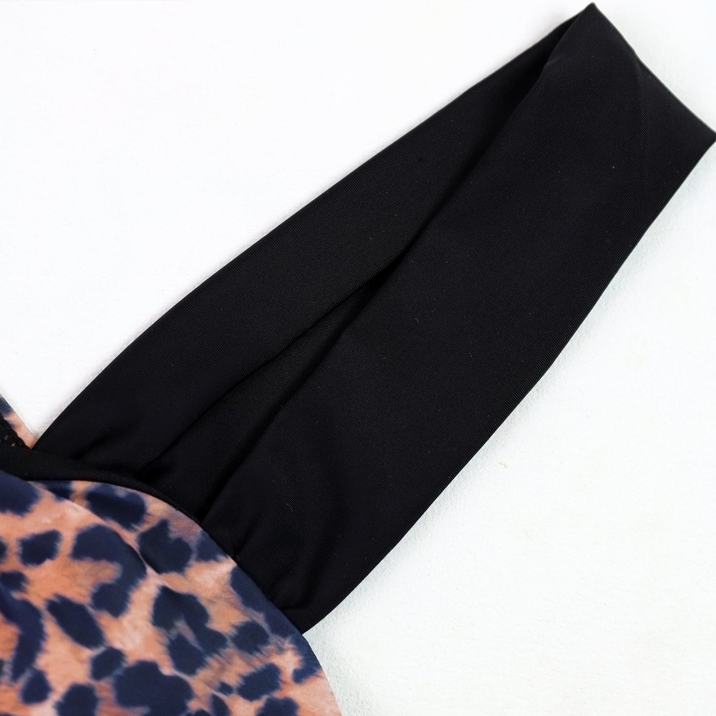 2PCS Color Block Splicing Bikini Sexy Swimwear