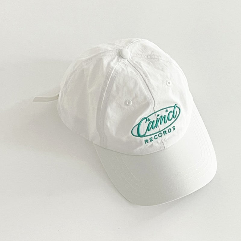 Solid Color Letter Embroidered Baseball Cap